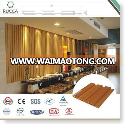 Foshan Rucca WPC/Wood Plastic Composite Decorative Interior(Hotel/Restuarant/Hospital/Home) Wall Paneling 204*16mm